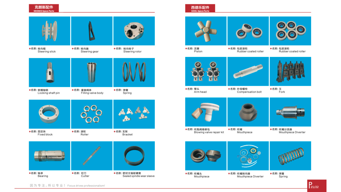 Visual spare parts catalog page