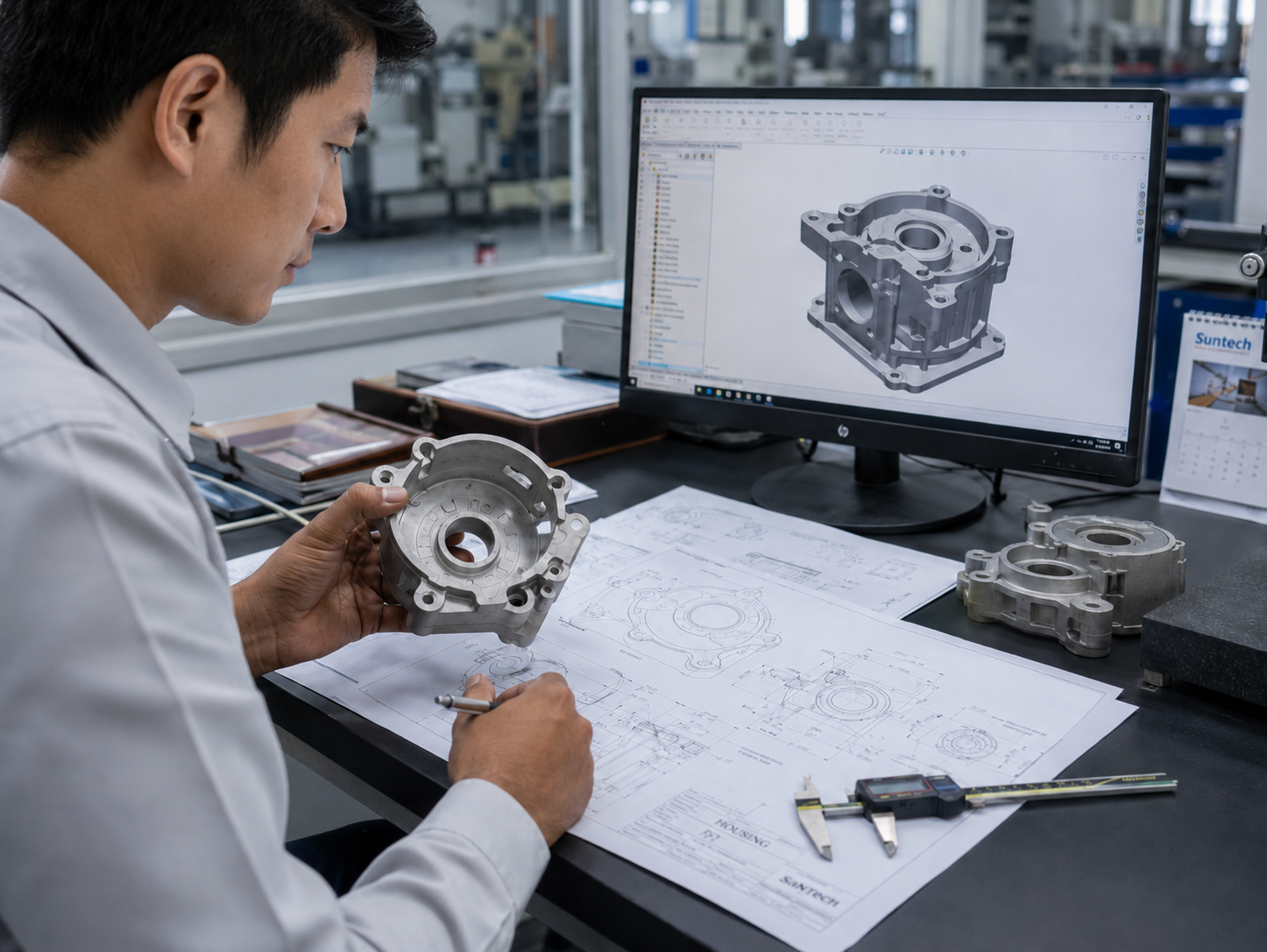 Drawing and sample-based custom spare parts manufacturing