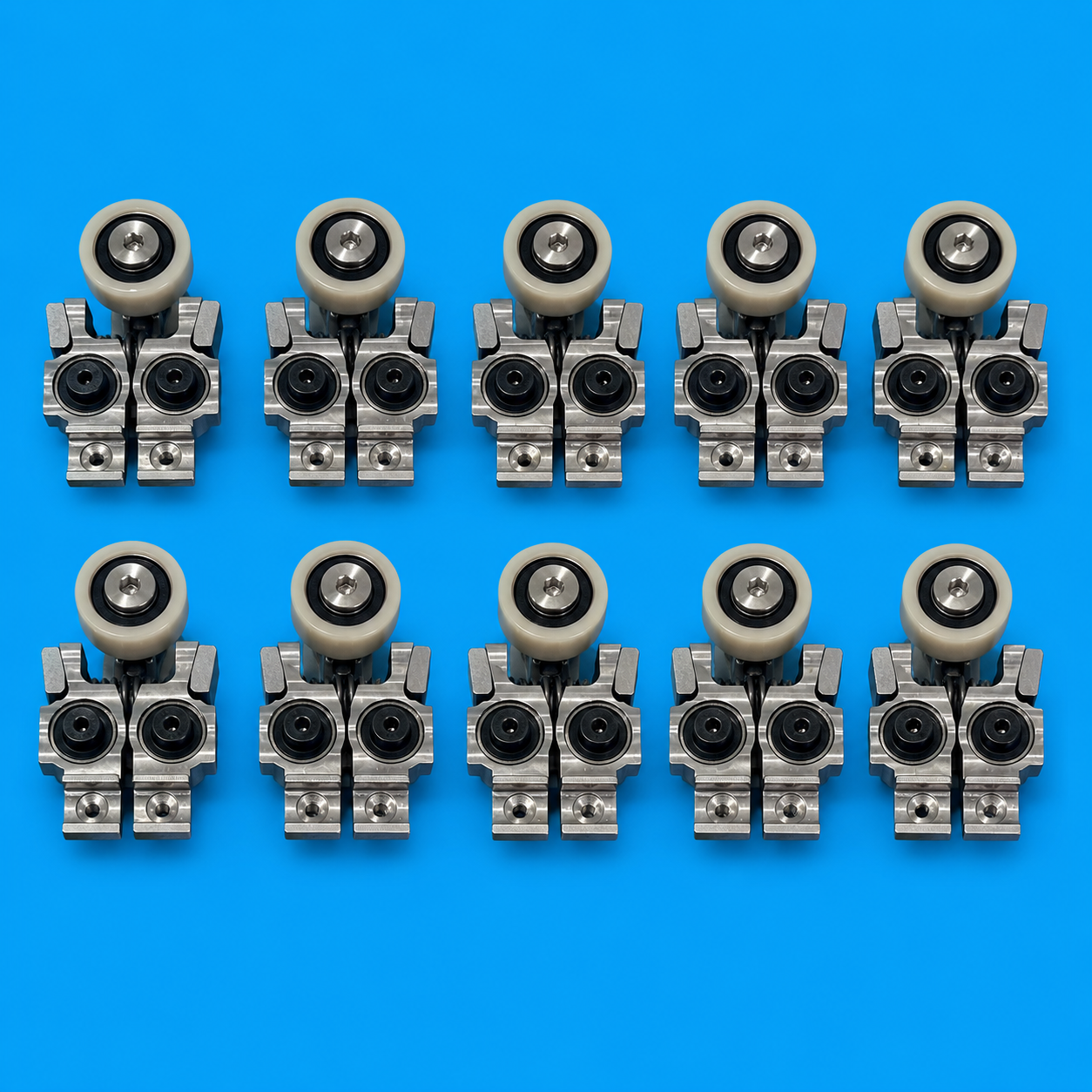 SIDEL-related connector components with guide rollers